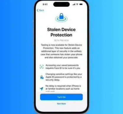 泸定苹果授权维修店分享被盗设备保护功能开启方法 