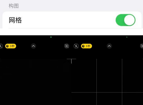 泸定苹果手机维修网点分享iPhone如何开启九宫格构图功能