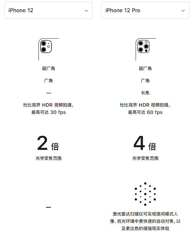 泸定苹果手机维修分享苹果 iPhone 12 与 iPhone 12 Pro 选哪款 
